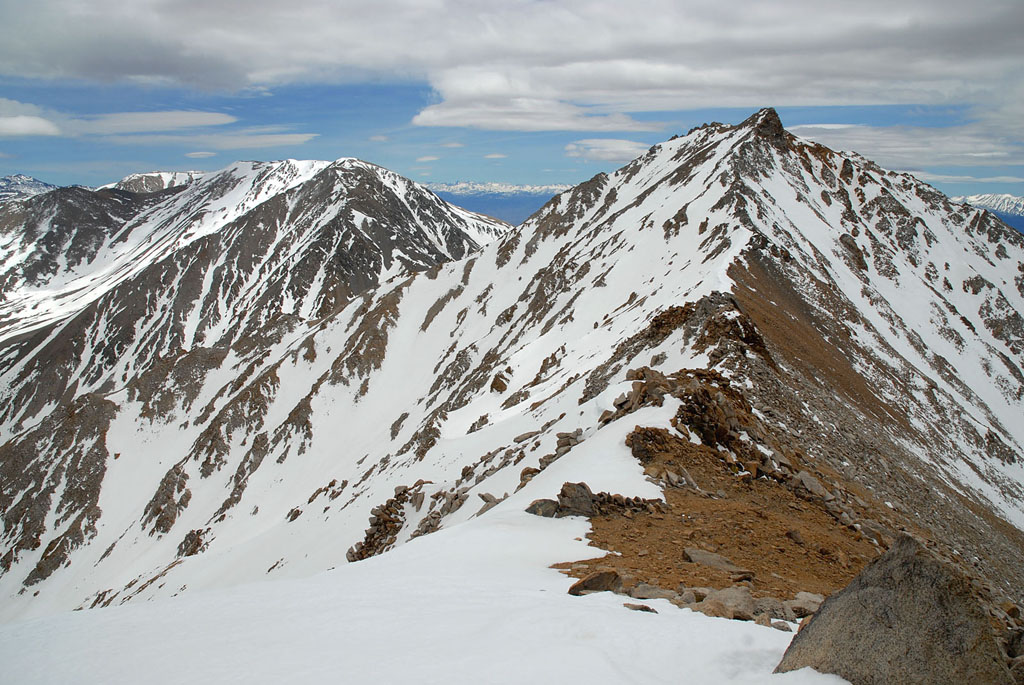 Montgomery Peak, CA as seen from the summit of Boundary