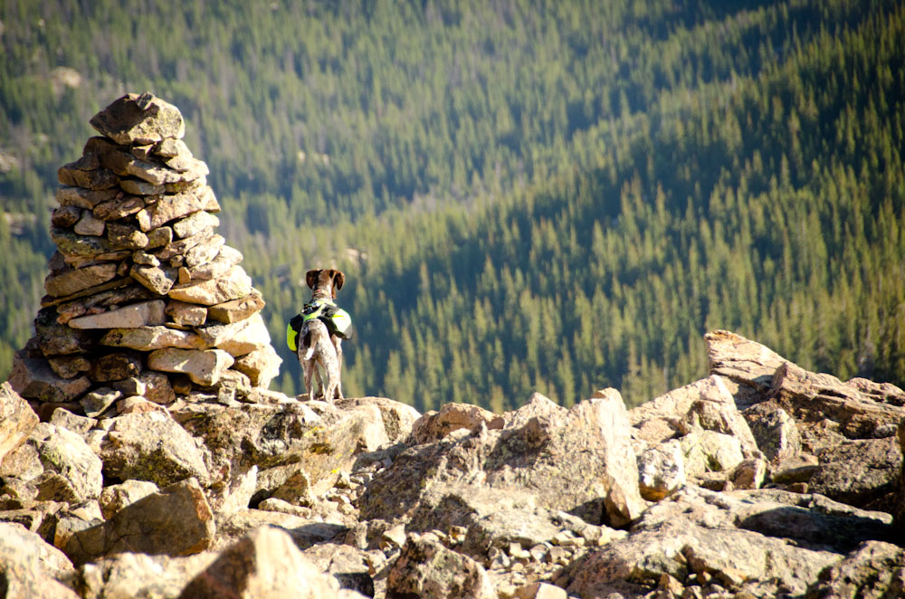 Hiking down from Holy Cross - August 12, 2014