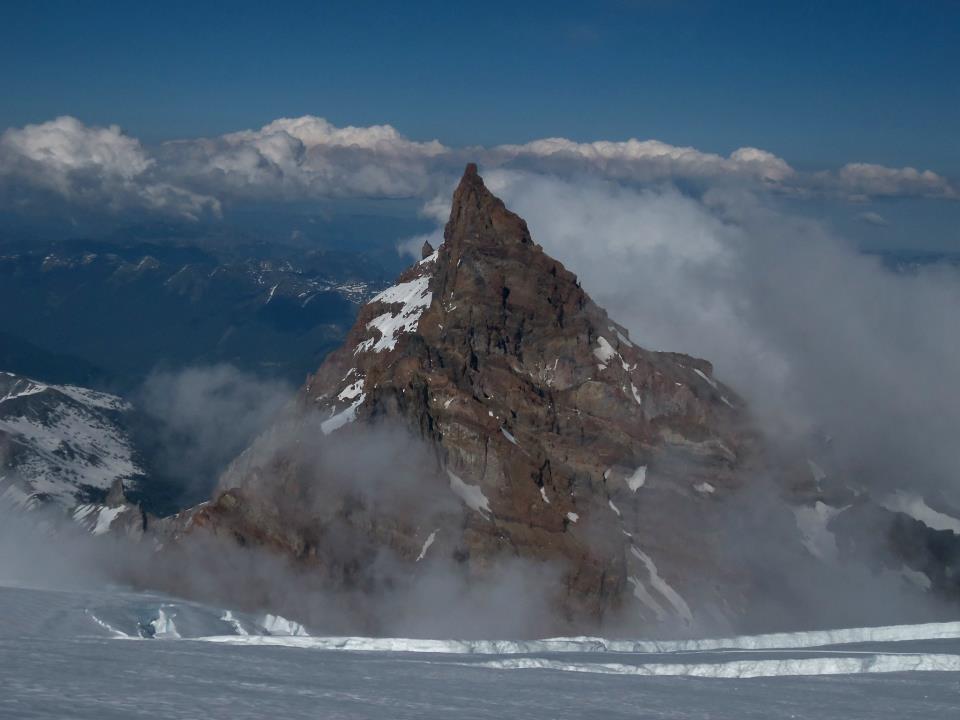 Little Tahoma from Ingraham Flats Camp, Mt. Rainier