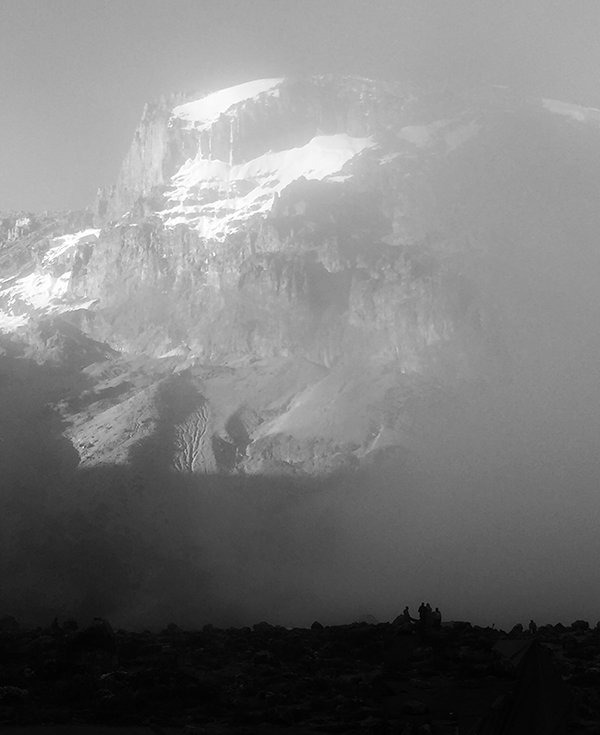 Kilimanjaro in the clouds