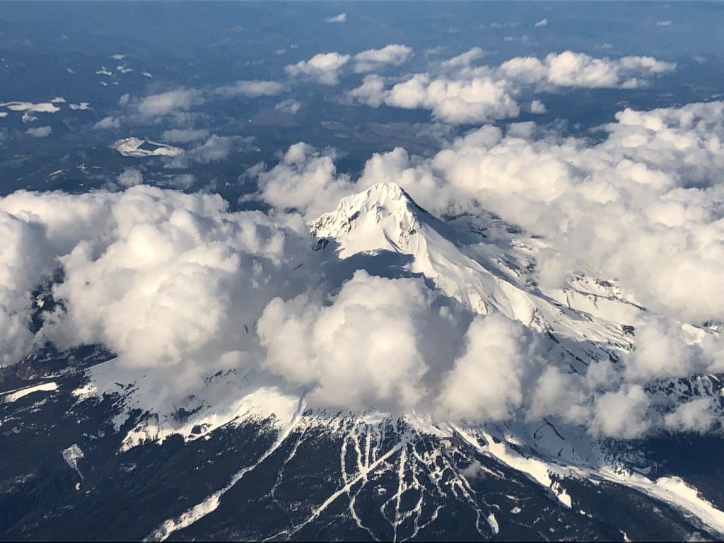 Shot of southeast side of Mt. Hood.