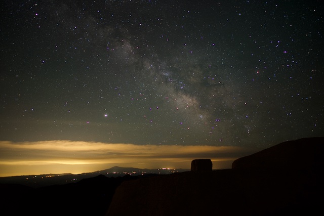 Looking toward Pikes Peak &amp; Colorado Springs