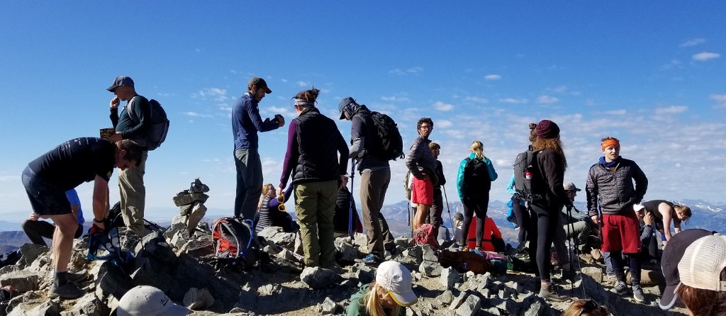 Typical day on the summit of Torreys