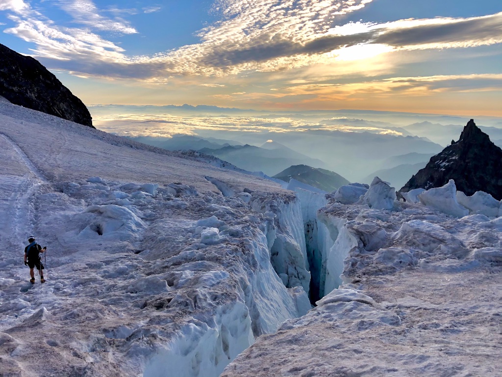 A ways up Rainier