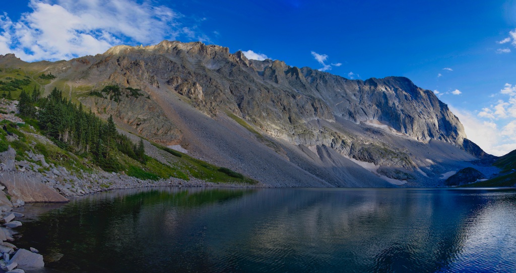 Pano of Capitol lake &amp; peak