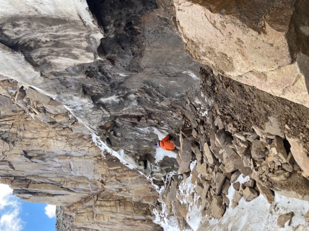 Bergschrund on Tyndall, 9/17/22