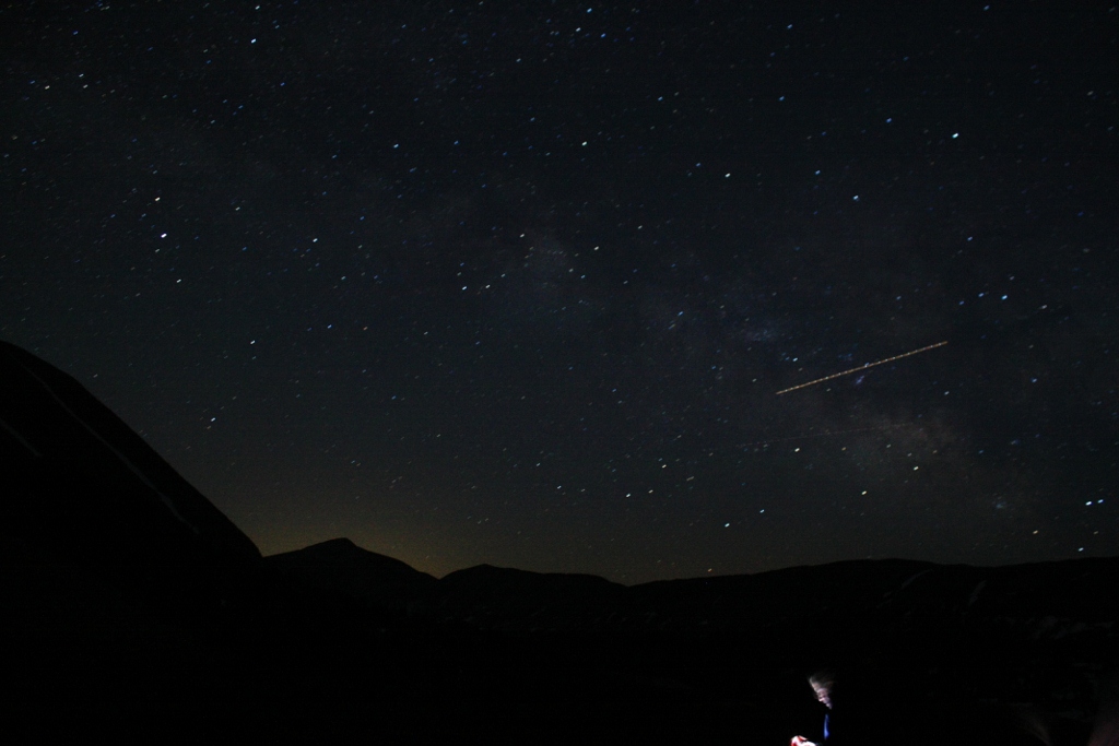 sky glow from buena vista? and a plane