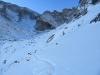 #1) Approaching Chasm Lake #1) Approaching Chasm Lake