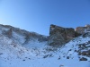 #2) Ships prow and base of Loft Couloir #2) Ships prow and base of Loft Couloir