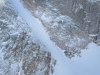 #4) Skin tracks and skiers in Lambs Slide #4) Skin tracks and skiers in Lambs Slide